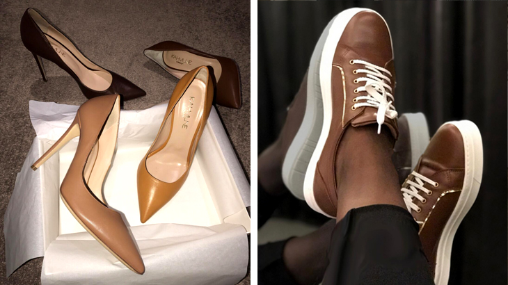 nude pumps for dark skin