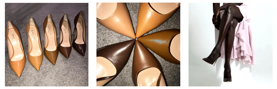 nude pumps for dark skin