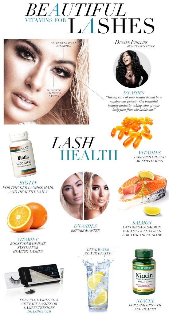 D'lashes Vitamins Healthy Lashes Beauty Blog