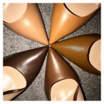 Nude Brown Heels Shoes
