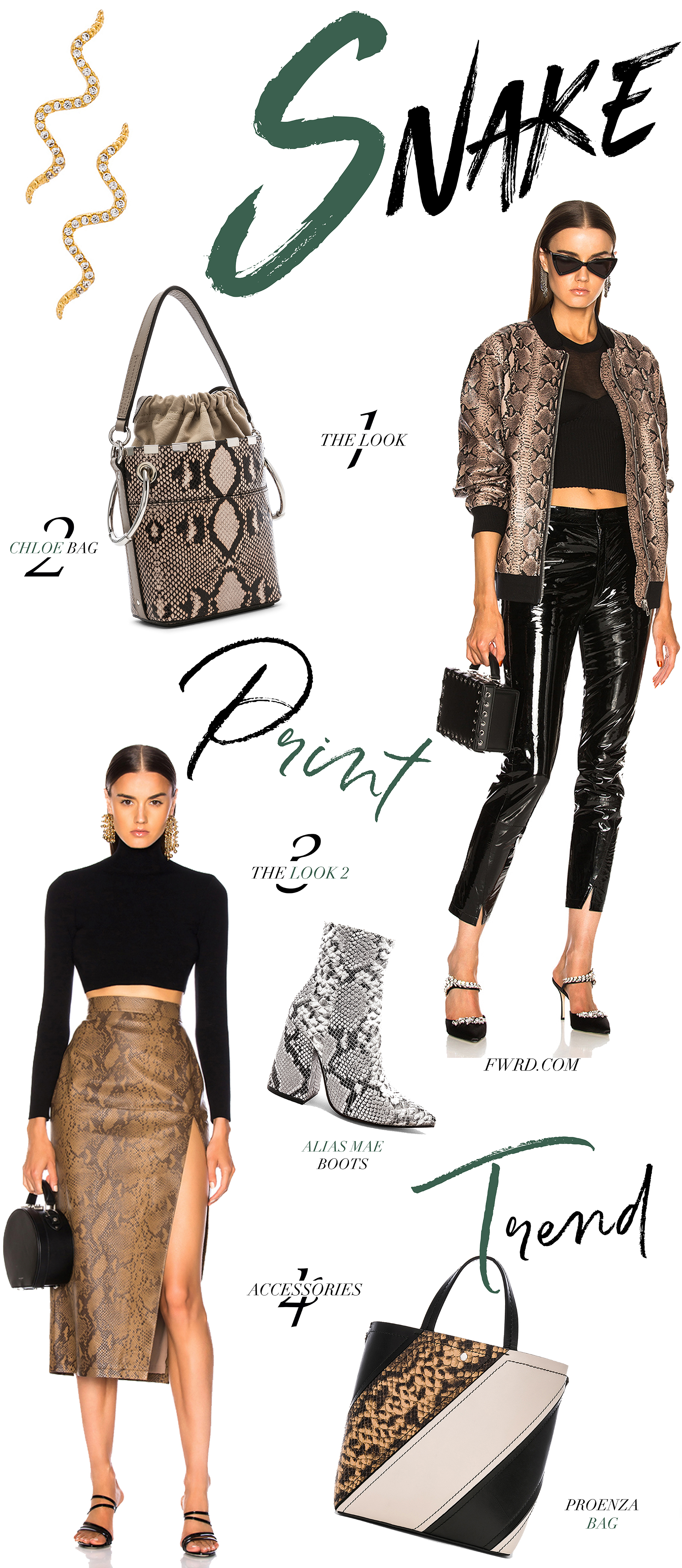 Snake Print Street Style Trend